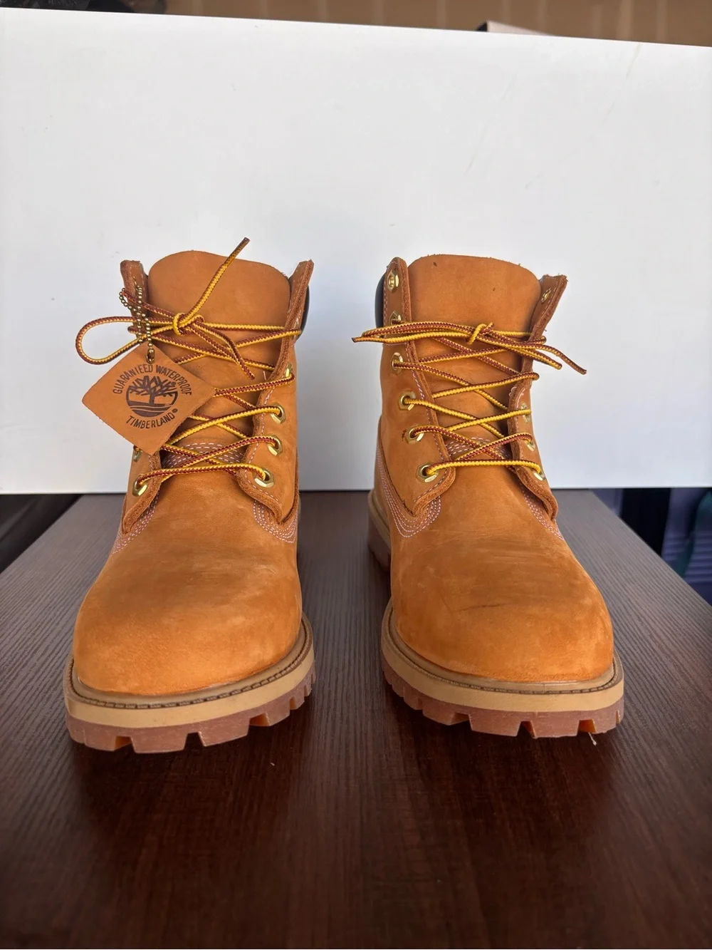 Timberland Youth Wheat Premium Leather Work Boots